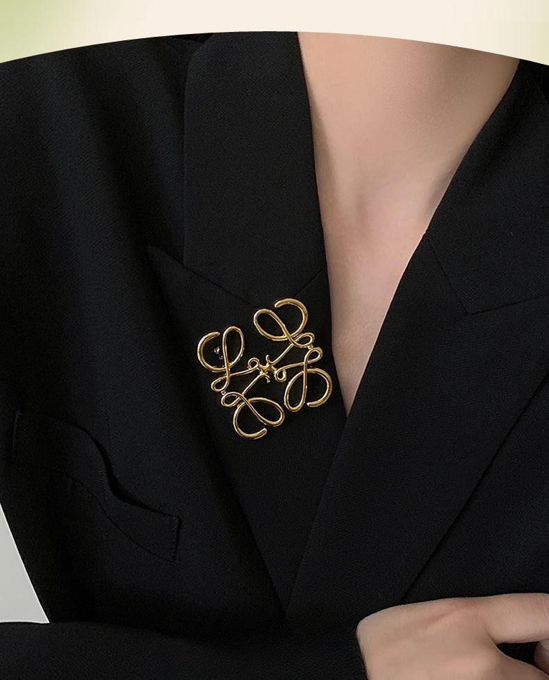 【小物】高級感ブローチG23498