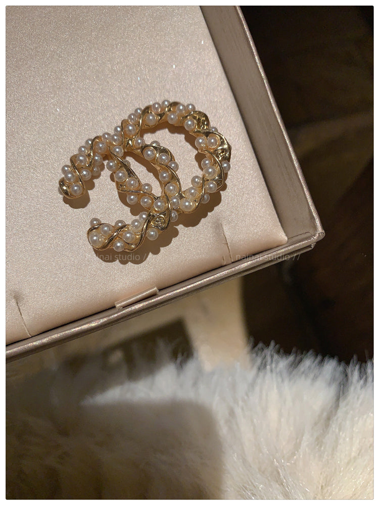 【小物】パールブローチG23504