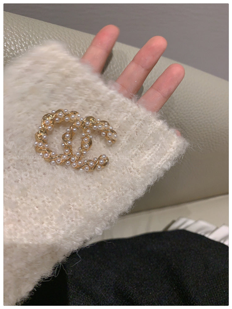 【小物】パールブローチG23504