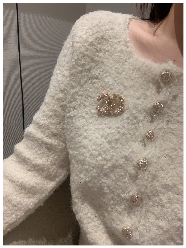 【小物】パールブローチG23504