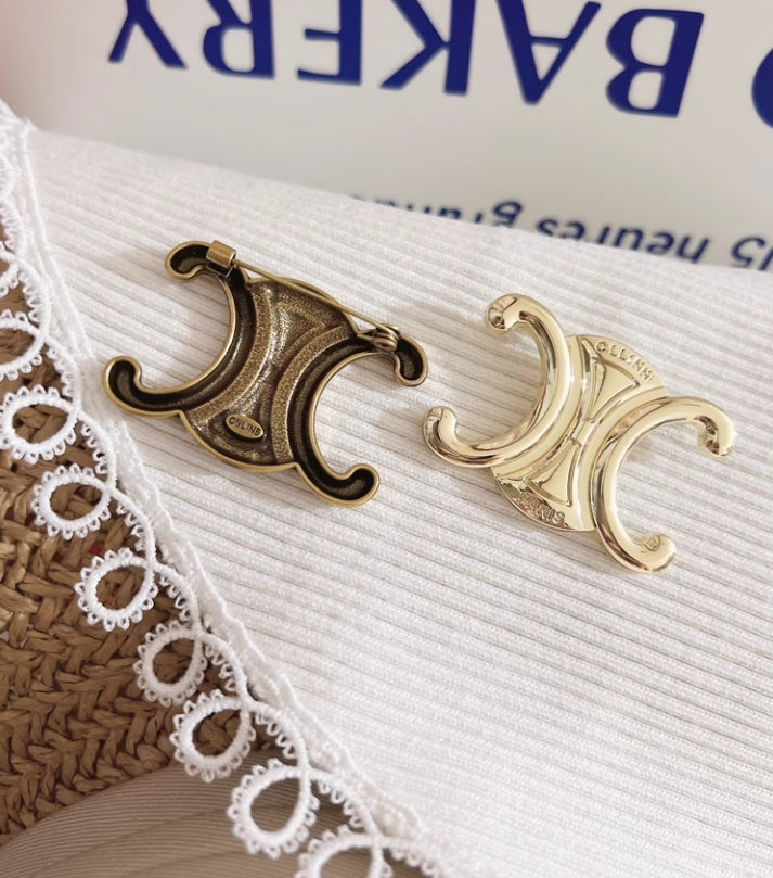 【小物】レトロブローチG23507