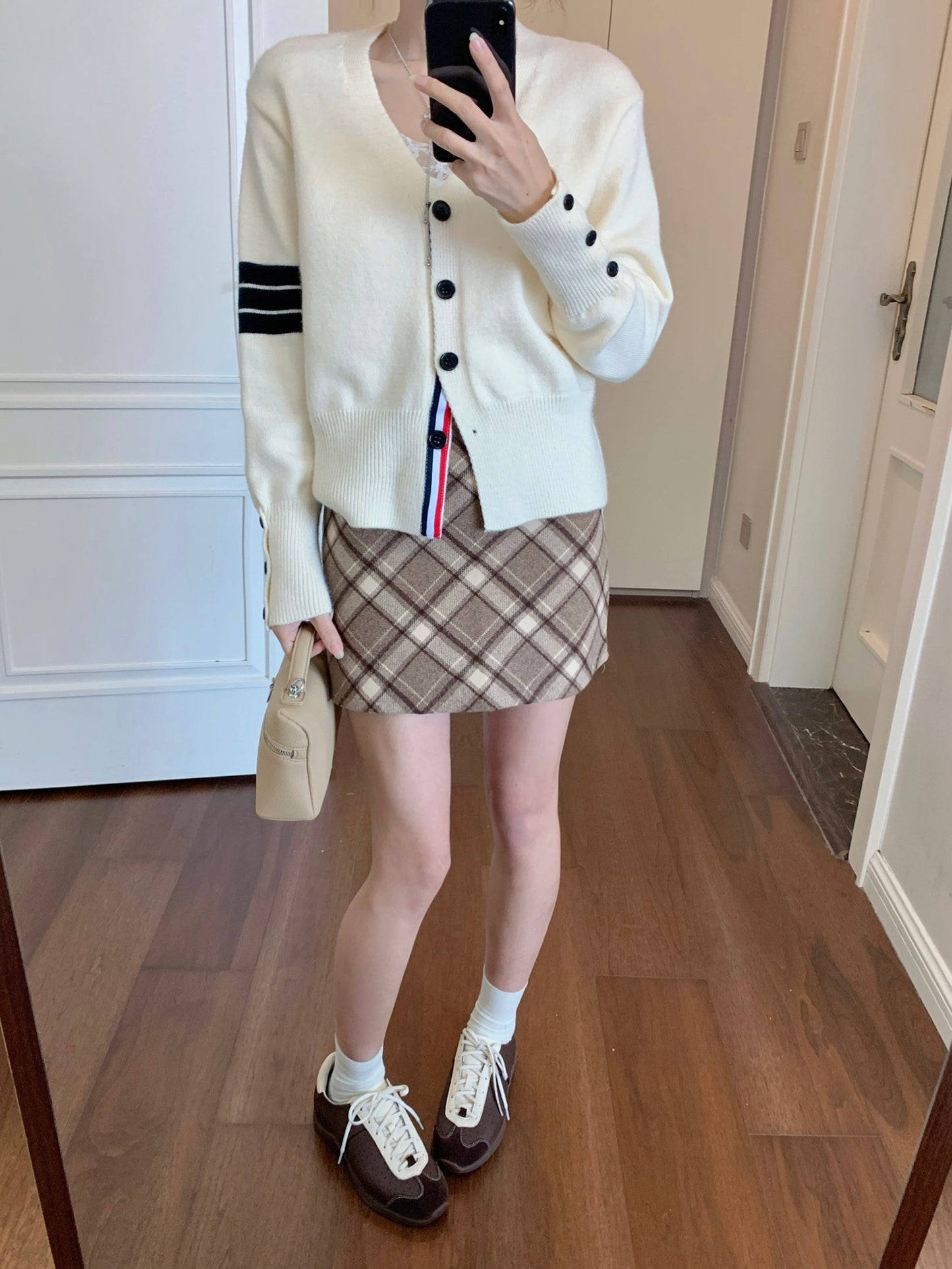 【outer】キャンパスニットカーディガンG23518