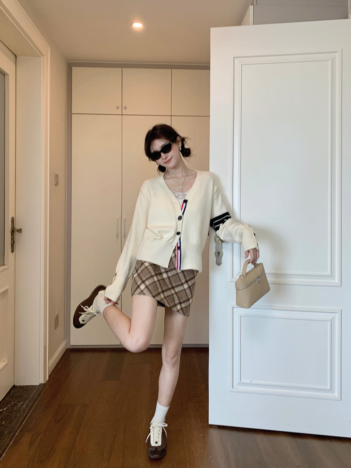 【outer】キャンパスニットカーディガンG23518