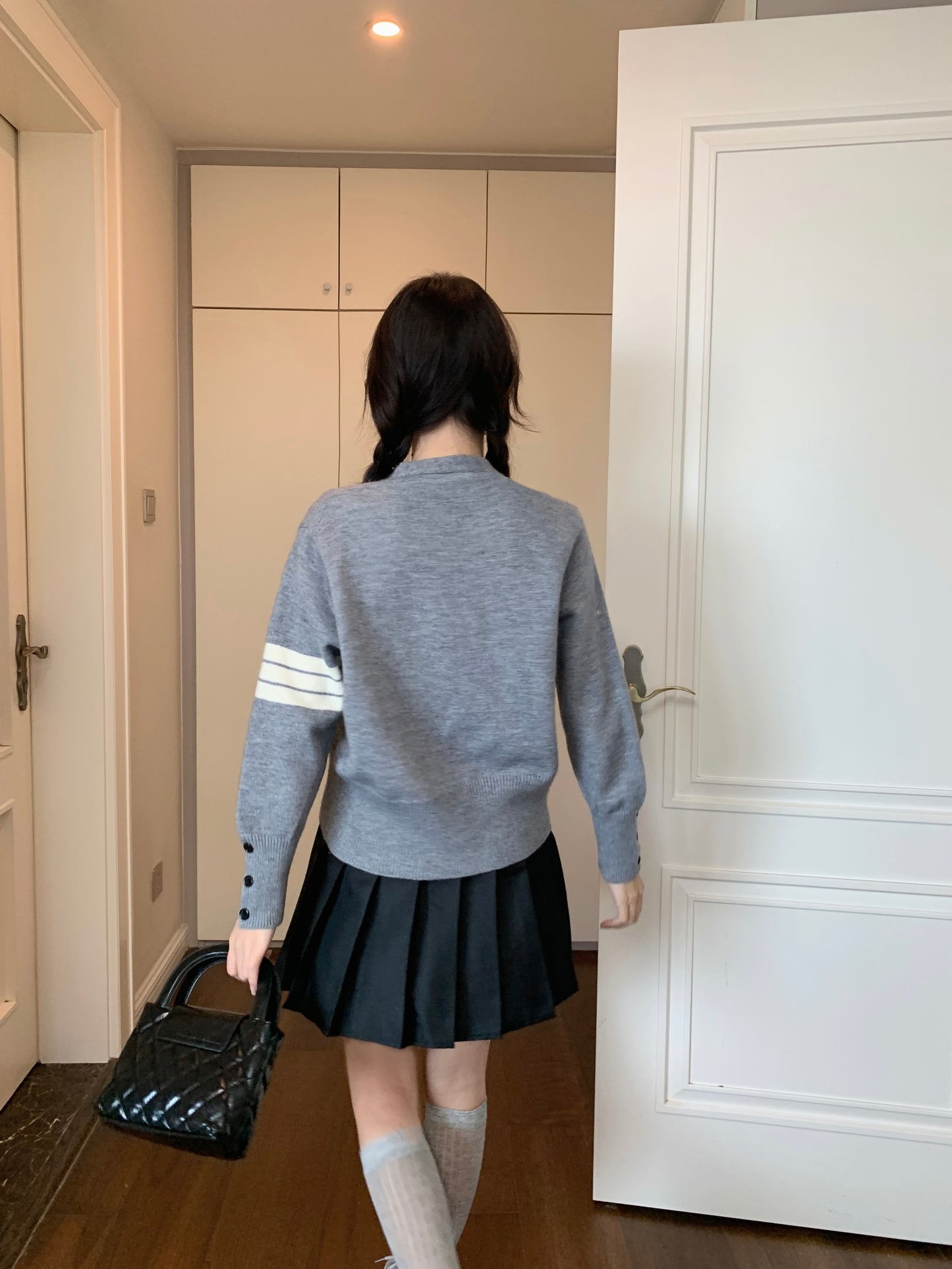 【outer】キャンパスニットカーディガンG23518