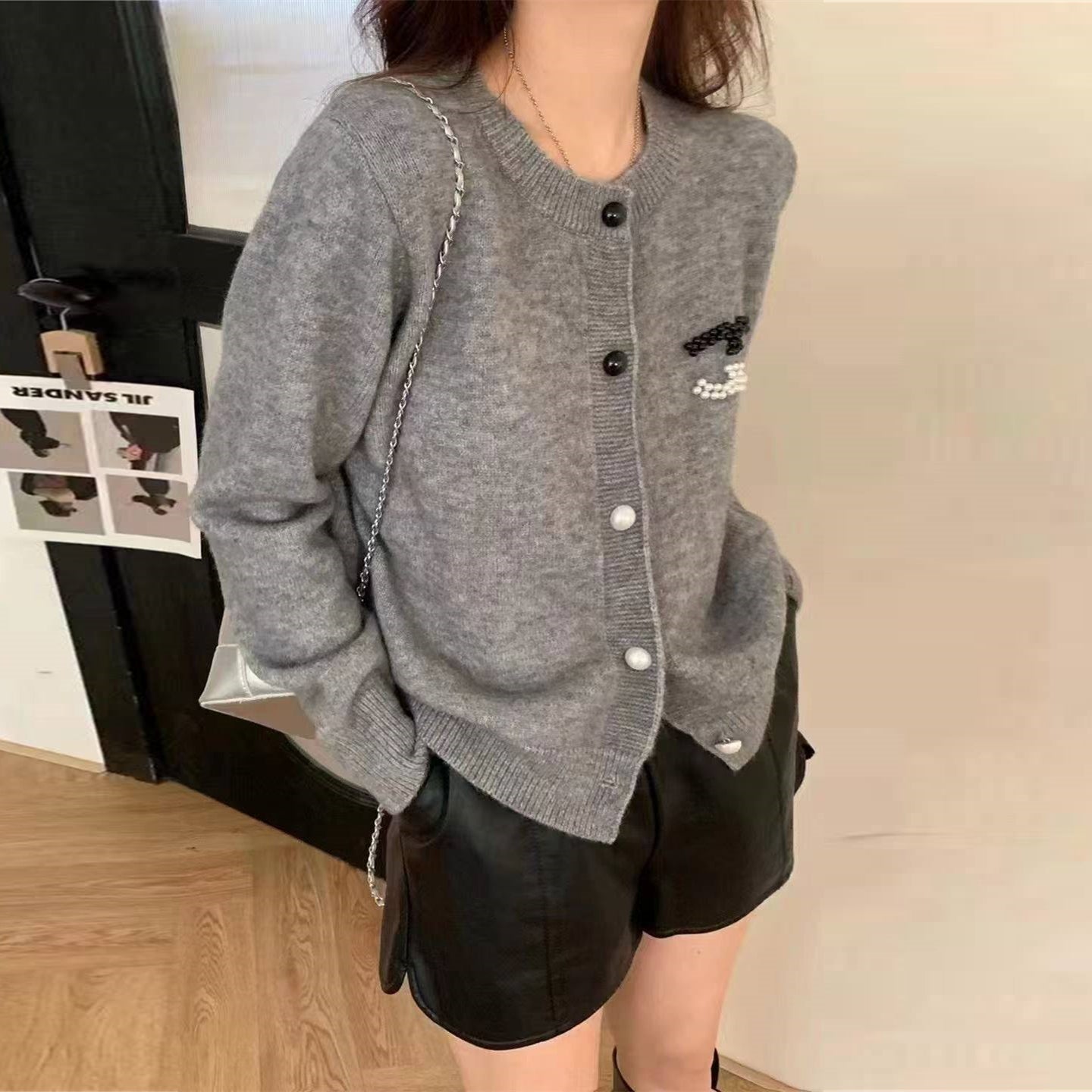 【outer】ニットカーディガンG23519