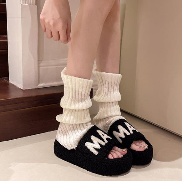 【shoes】5色厚底スリッパF8162