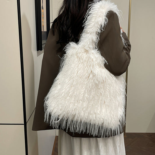 【小物】10色ふわふわショルダーバッグG23559