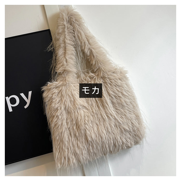 【小物】10色ふわふわショルダーバッグG23559