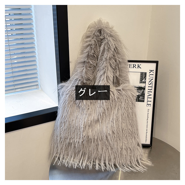 【小物】10色ふわふわショルダーバッグG23559