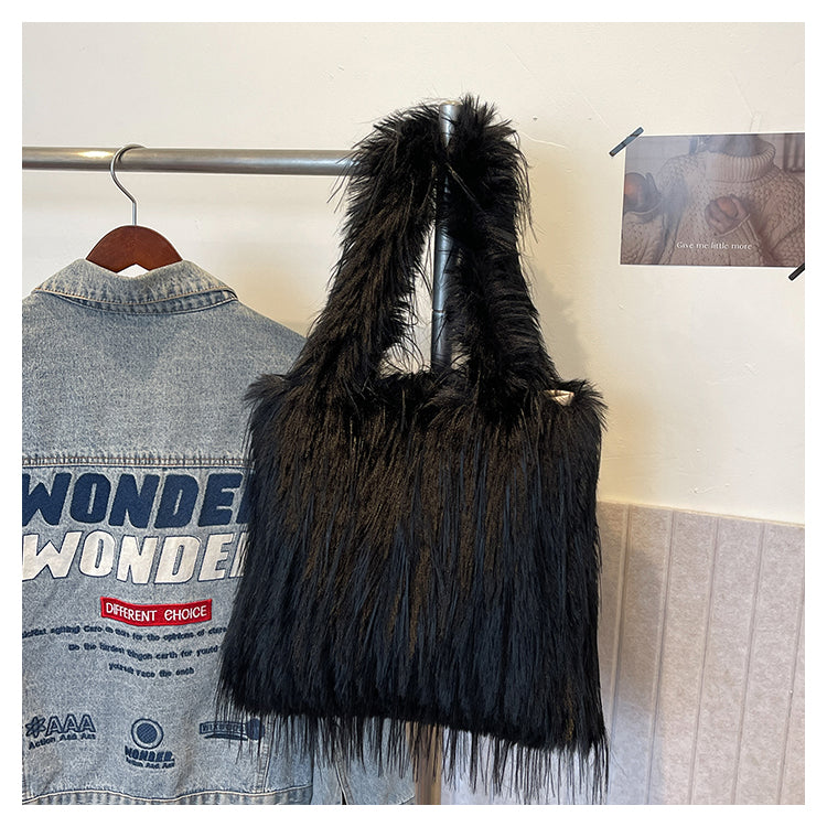 【小物】10色ふわふわショルダーバッグG23559