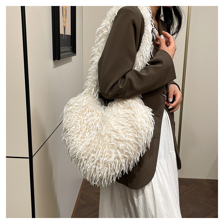 【小物】7色ふわふわショルダーバッグG23560