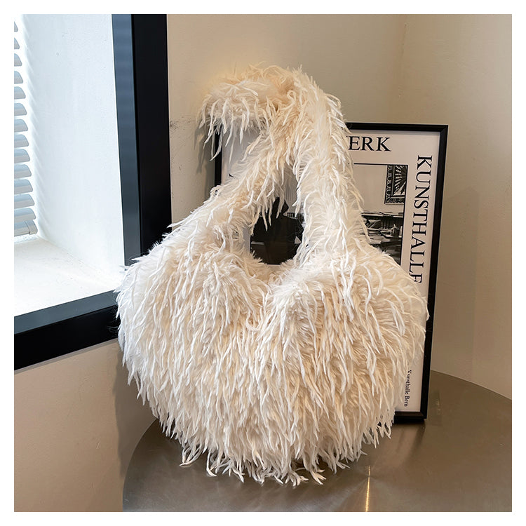 【小物】7色ふわふわショルダーバッグG23560