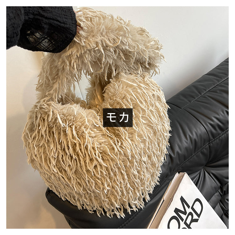 【小物】7色ふわふわショルダーバッグG23560