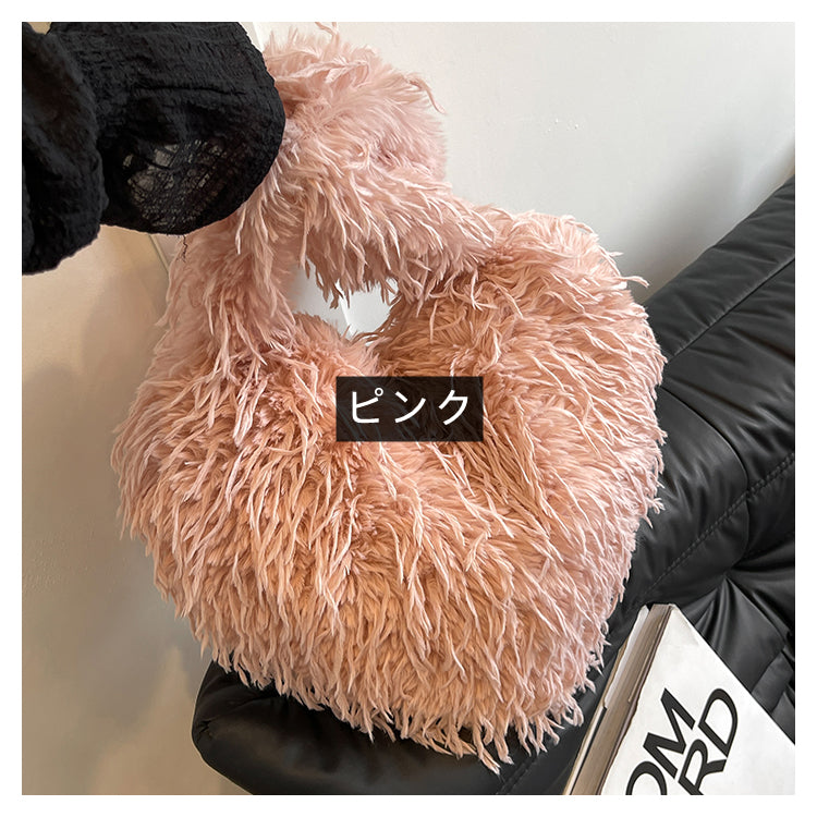 【小物】7色ふわふわショルダーバッグG23560