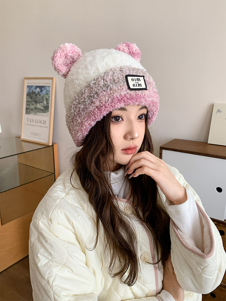 【小物】小顔効果ニット帽子G23574