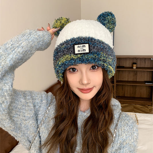 【小物】小顔効果ニット帽子G23574