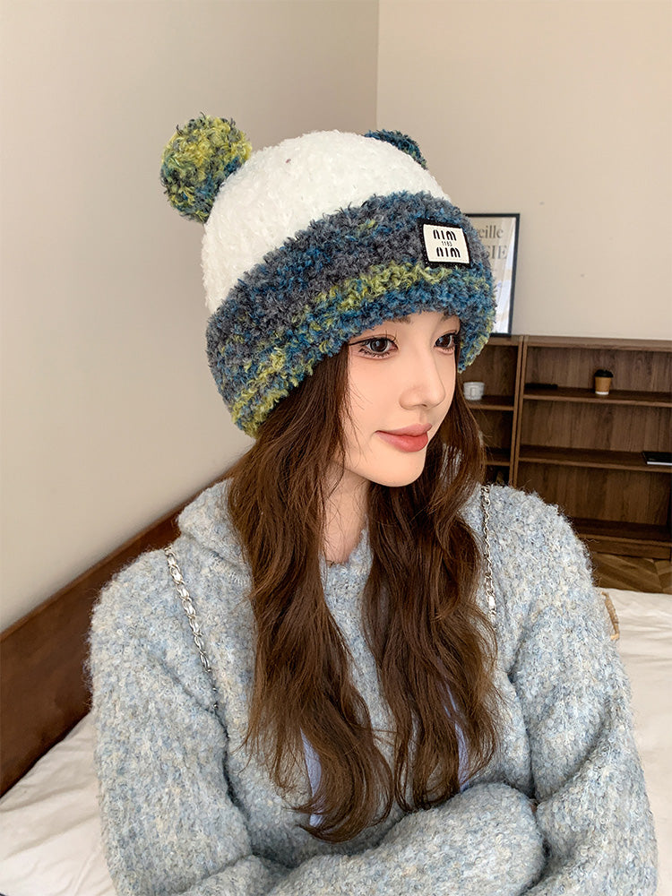 【小物】小顔効果ニット帽子G23574