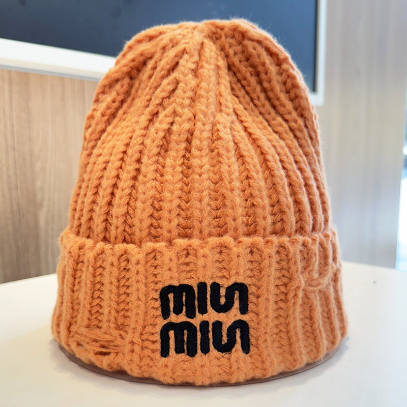 【小物】英字柄ニット帽子G23582