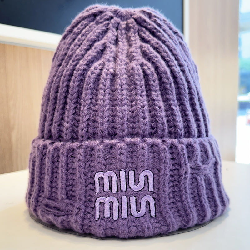 【小物】英字柄ニット帽子G23582