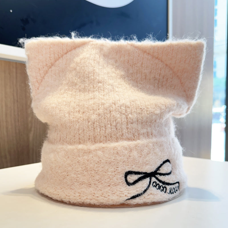 【小物】リボンニット帽子G23583