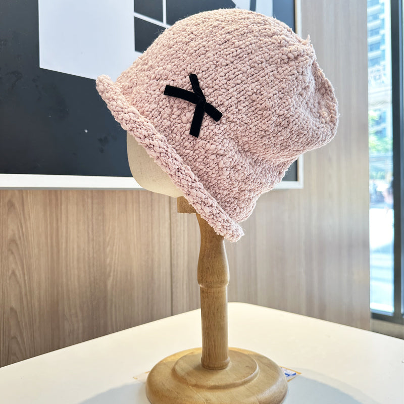 【小物】リボンニット帽子G23584