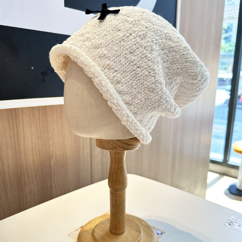 【小物】リボンニット帽子G23584