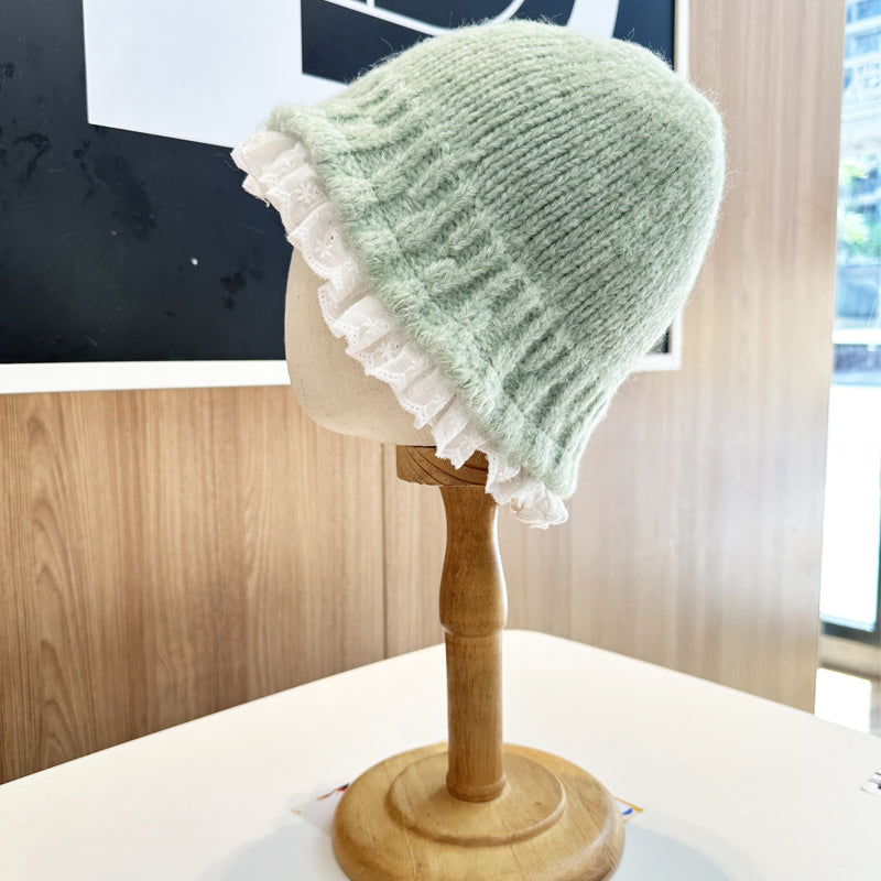 【小物】レースニット帽子G23585