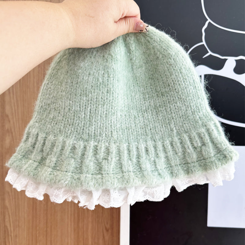 【小物】レースニット帽子G23585