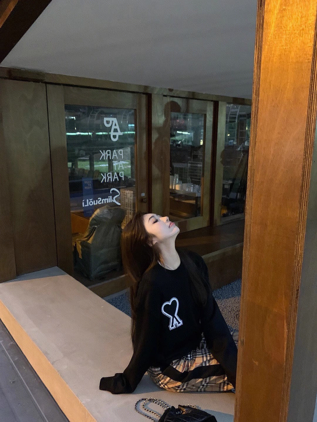 【tops】ラウンドネックパーカーG23587