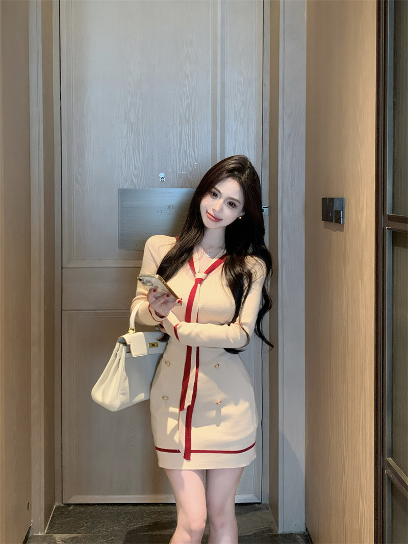 【dress】VネックタイトデートワンピースG23608