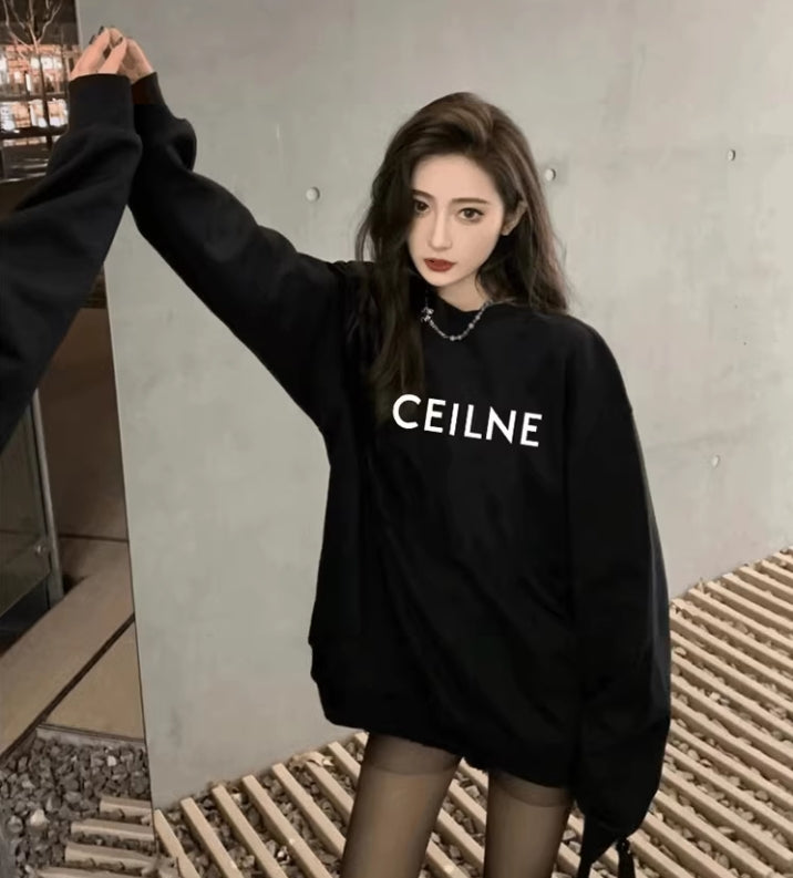 【tops】春秋ラウンドネックパーカーG23611