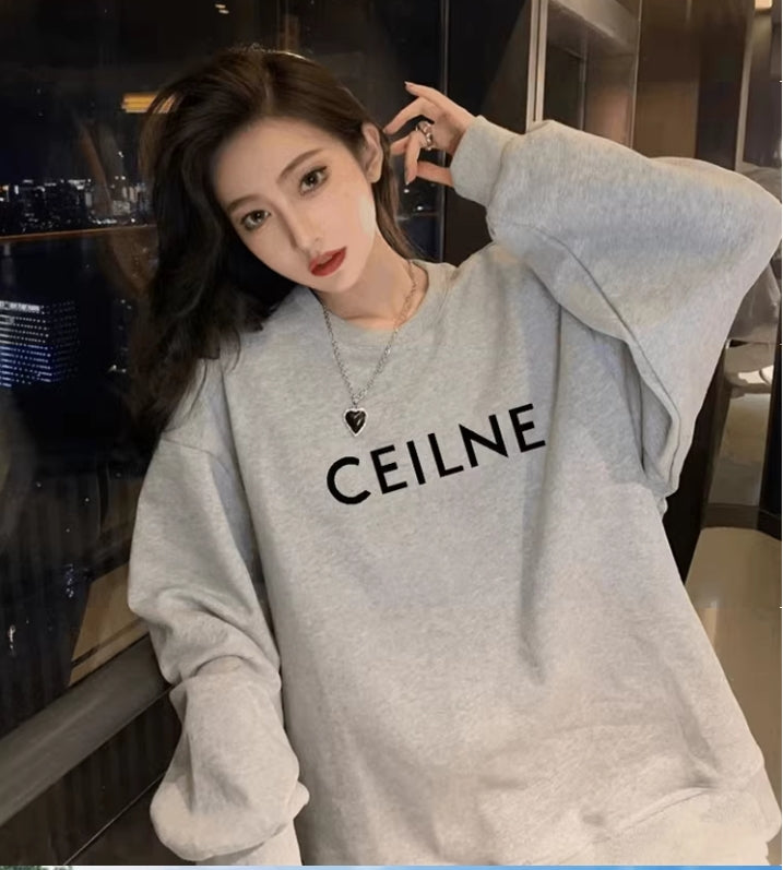 【tops】春秋ラウンドネックパーカーG23611