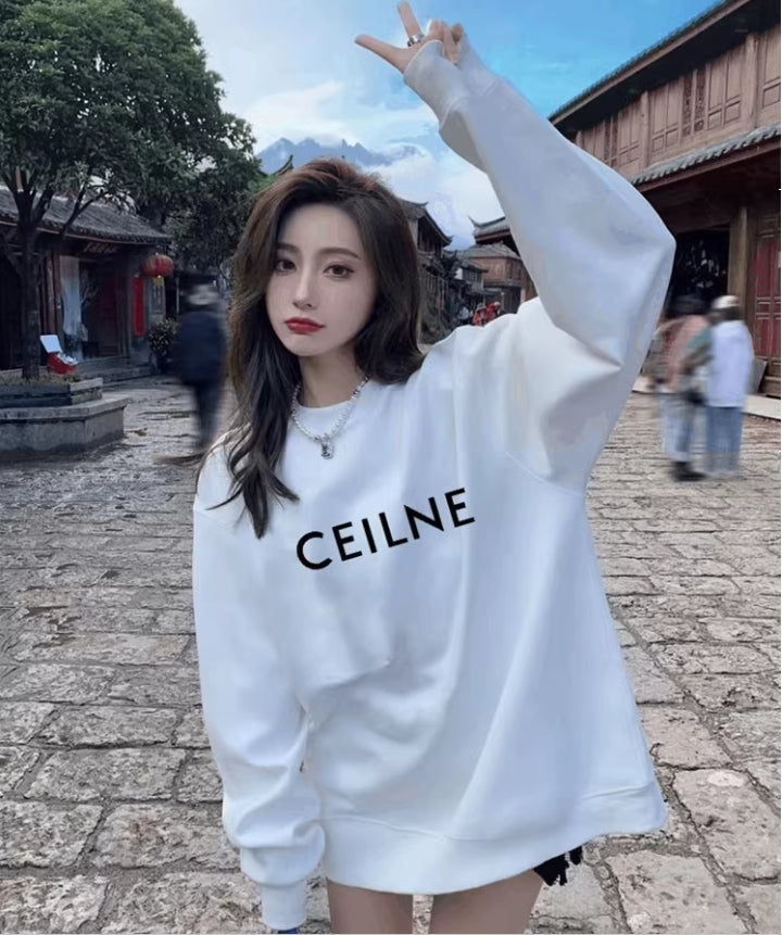 【tops】春秋ラウンドネックパーカーG23611