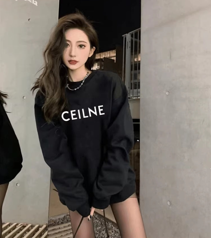 【tops】春秋ラウンドネックパーカーG23611