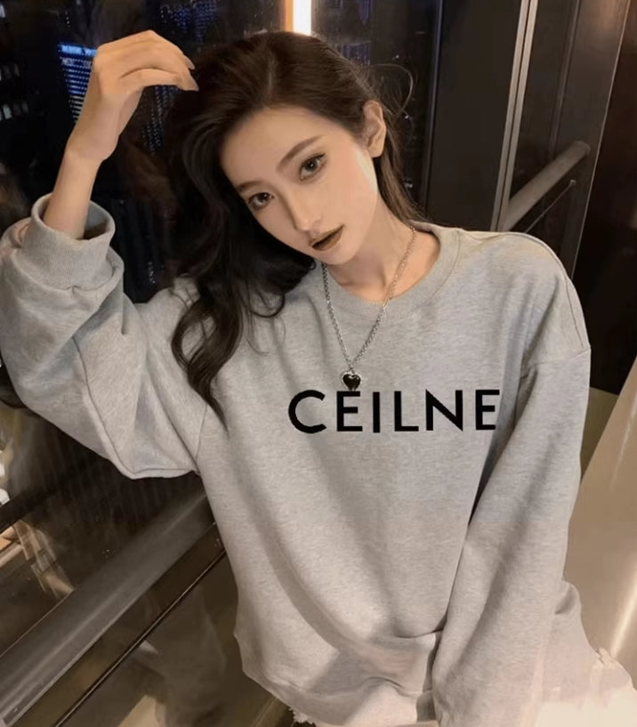 【tops】春秋ラウンドネックパーカーG23611