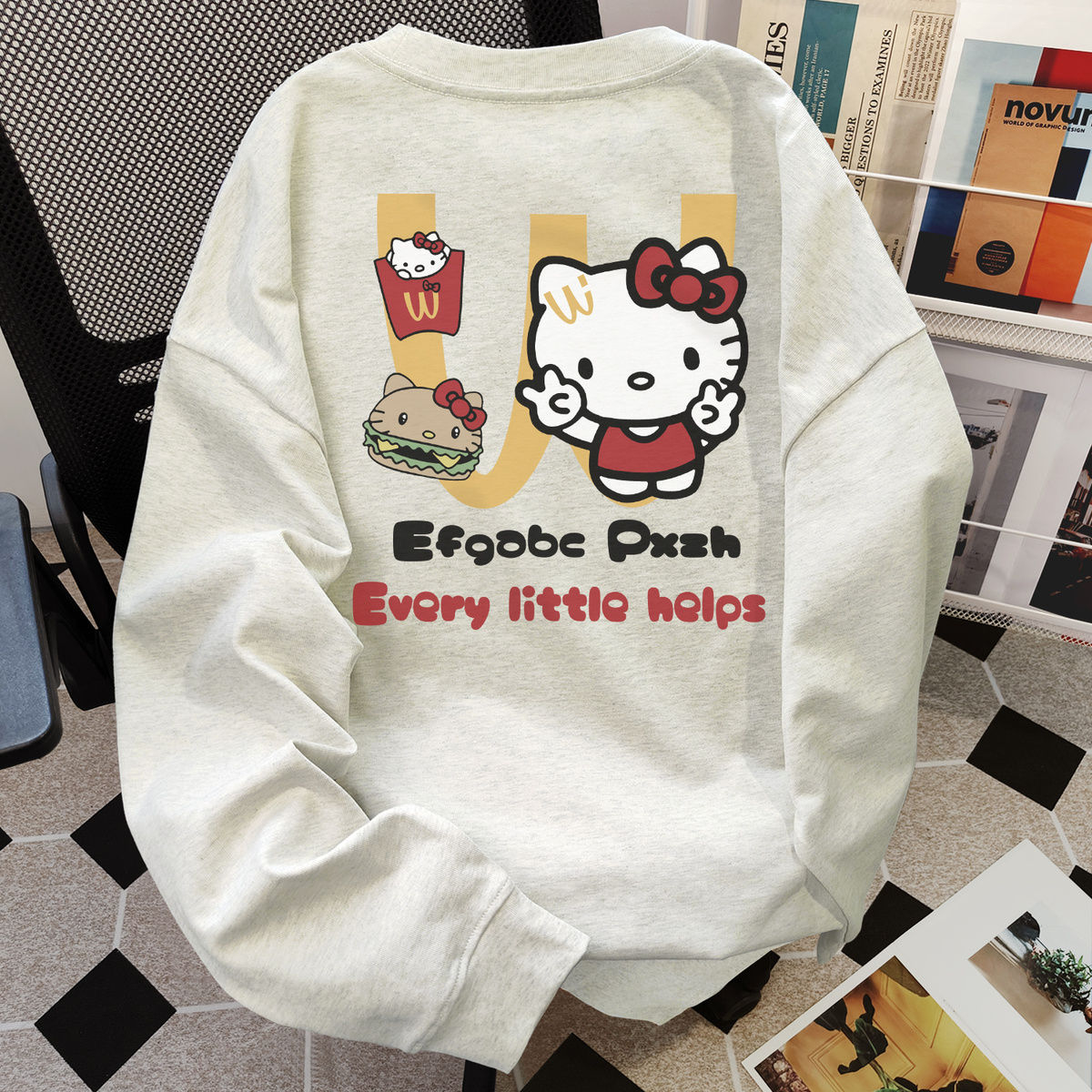 【tops】ラウンドネック長袖TシャツG23613