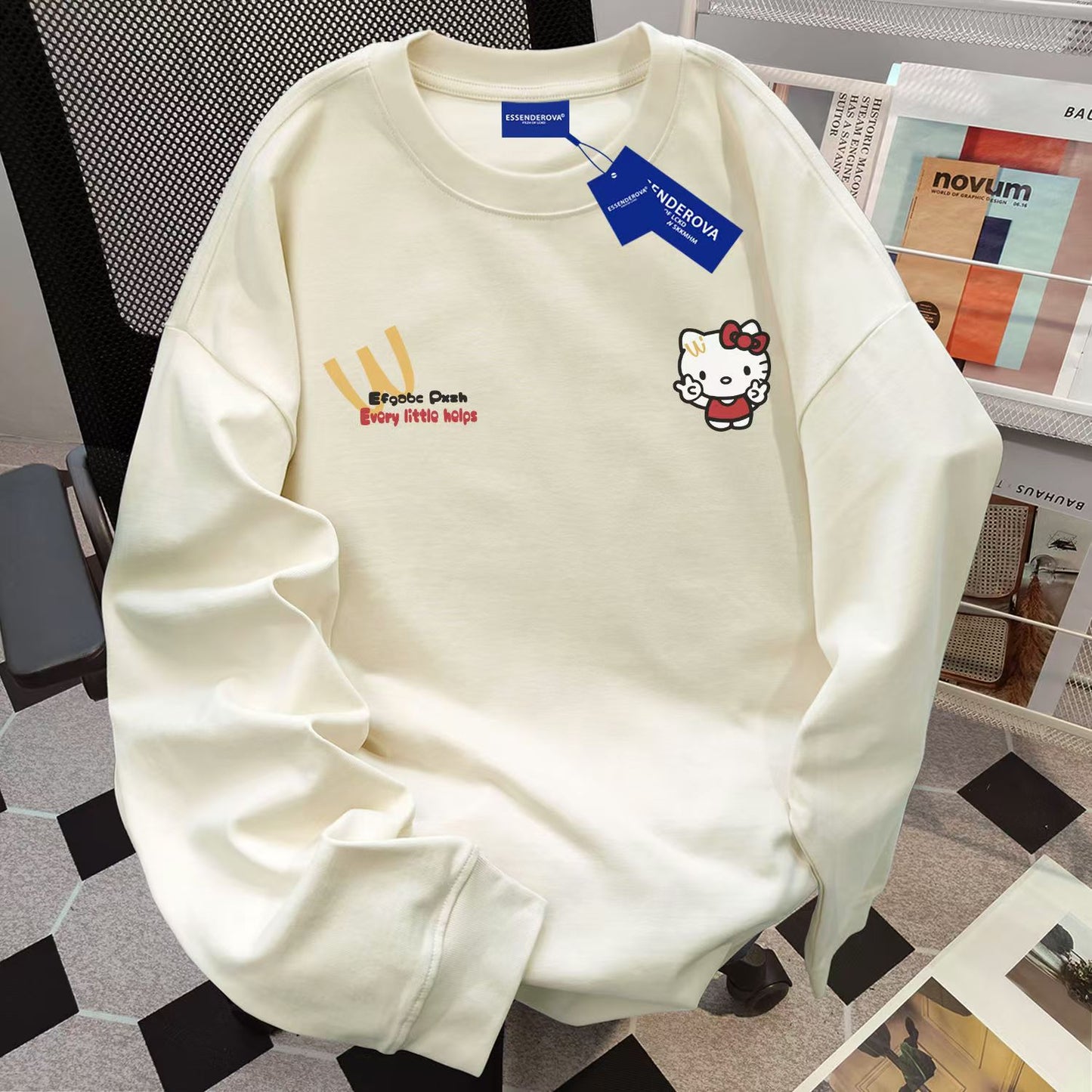 【tops】ラウンドネック長袖TシャツG23613