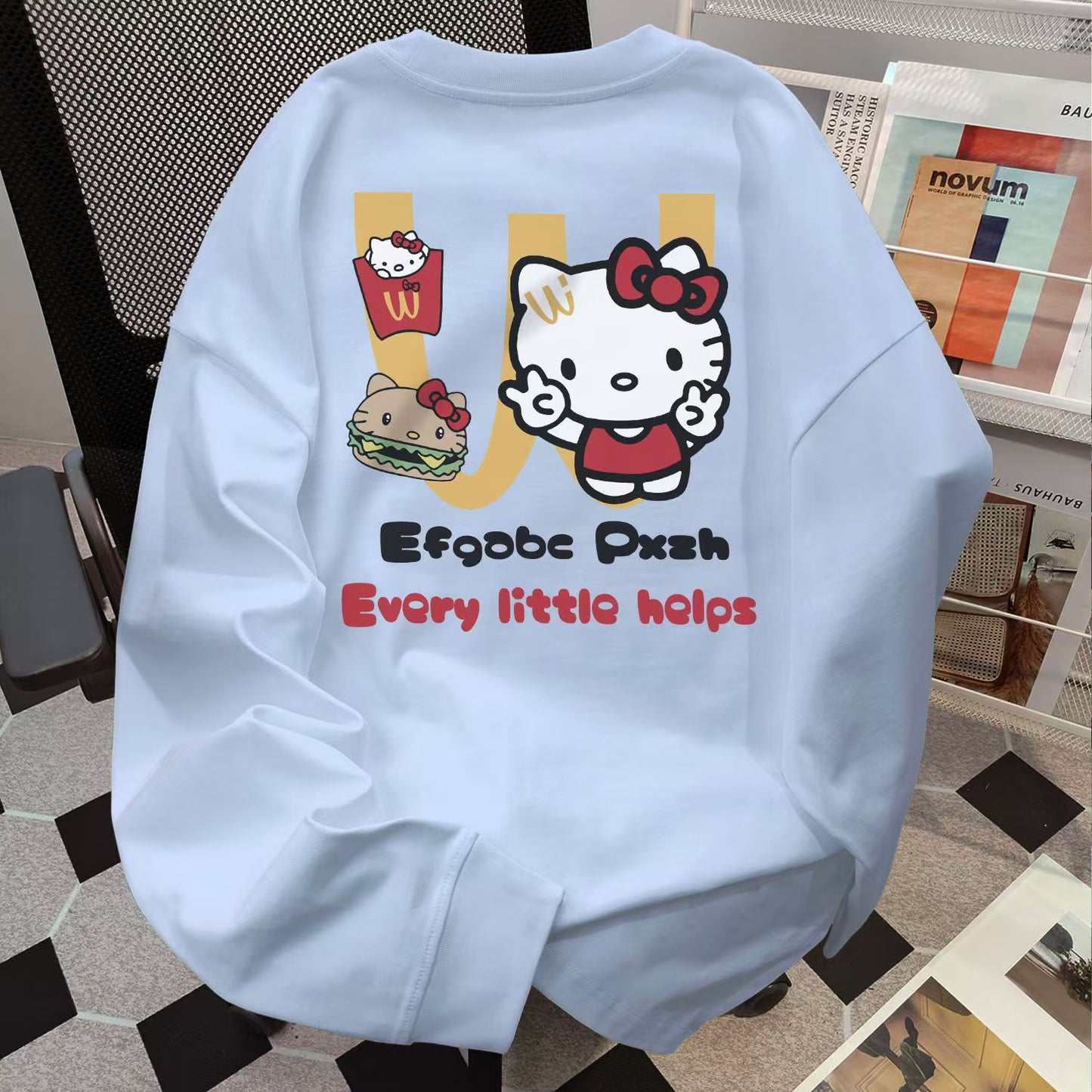 【tops】ラウンドネック長袖TシャツG23613