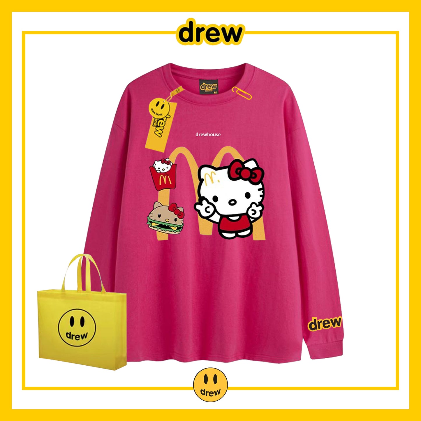 【tops】ラウンドネック長袖TシャツG23614