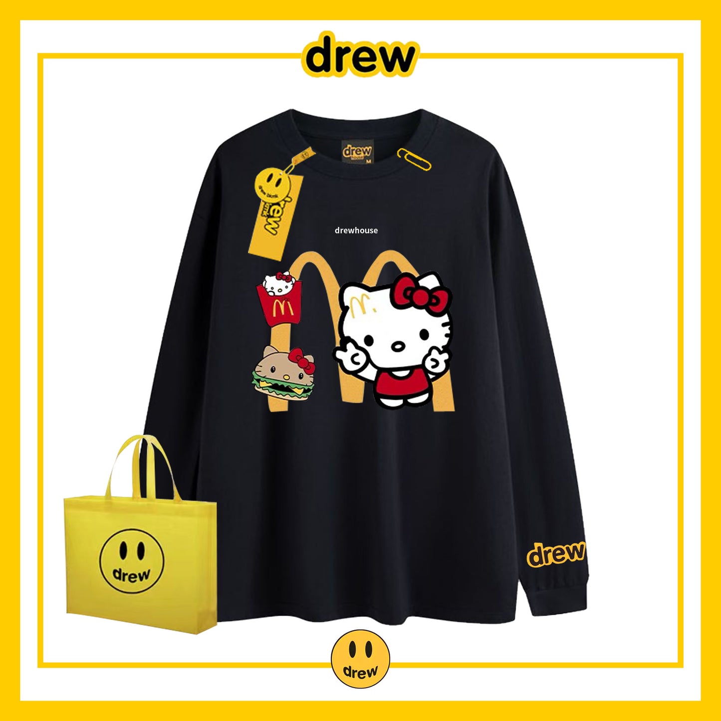 【tops】ラウンドネック長袖TシャツG23614