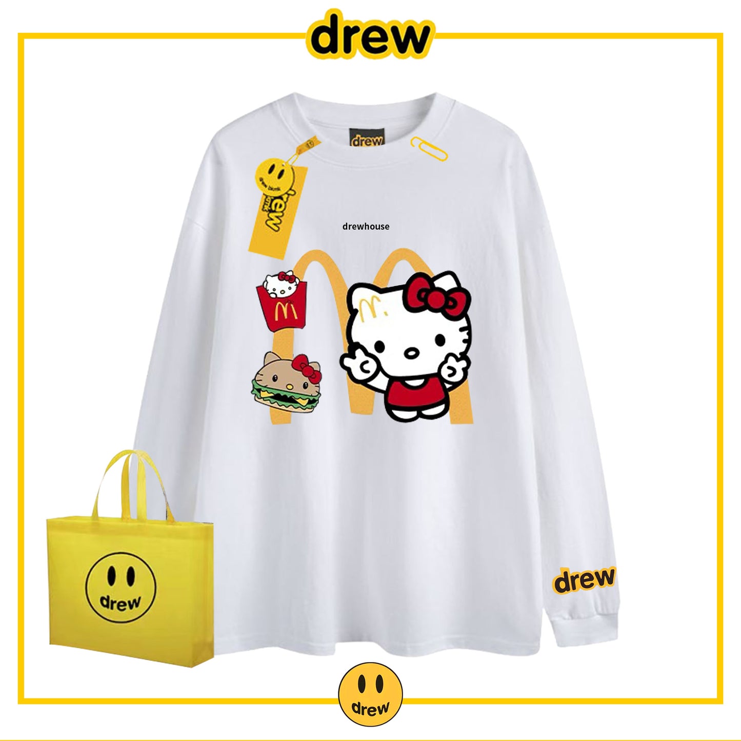 【tops】ラウンドネック長袖TシャツG23614