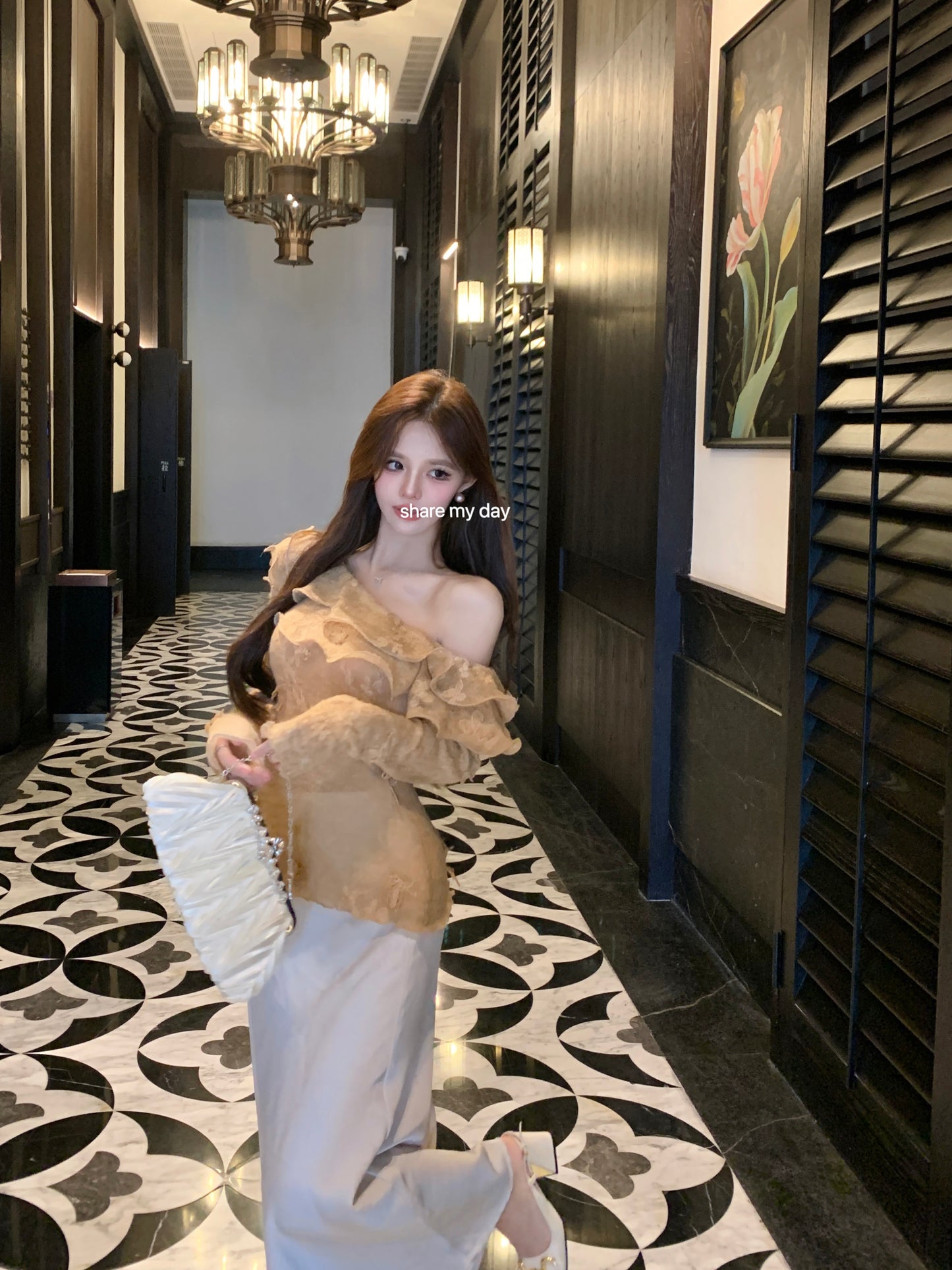 【tops】ボートネックニットセーターG23620