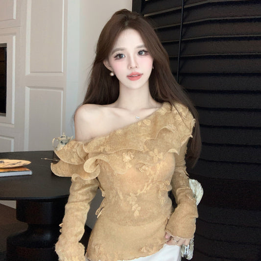 【tops】ボートネックニットセーターG23620