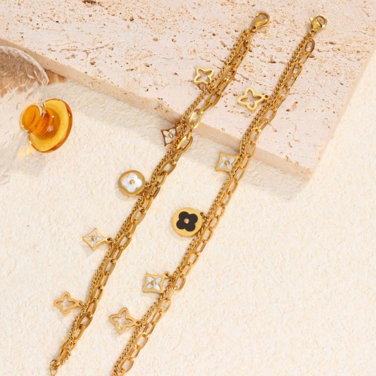 【小物】2色ファッションブレスレットF8184