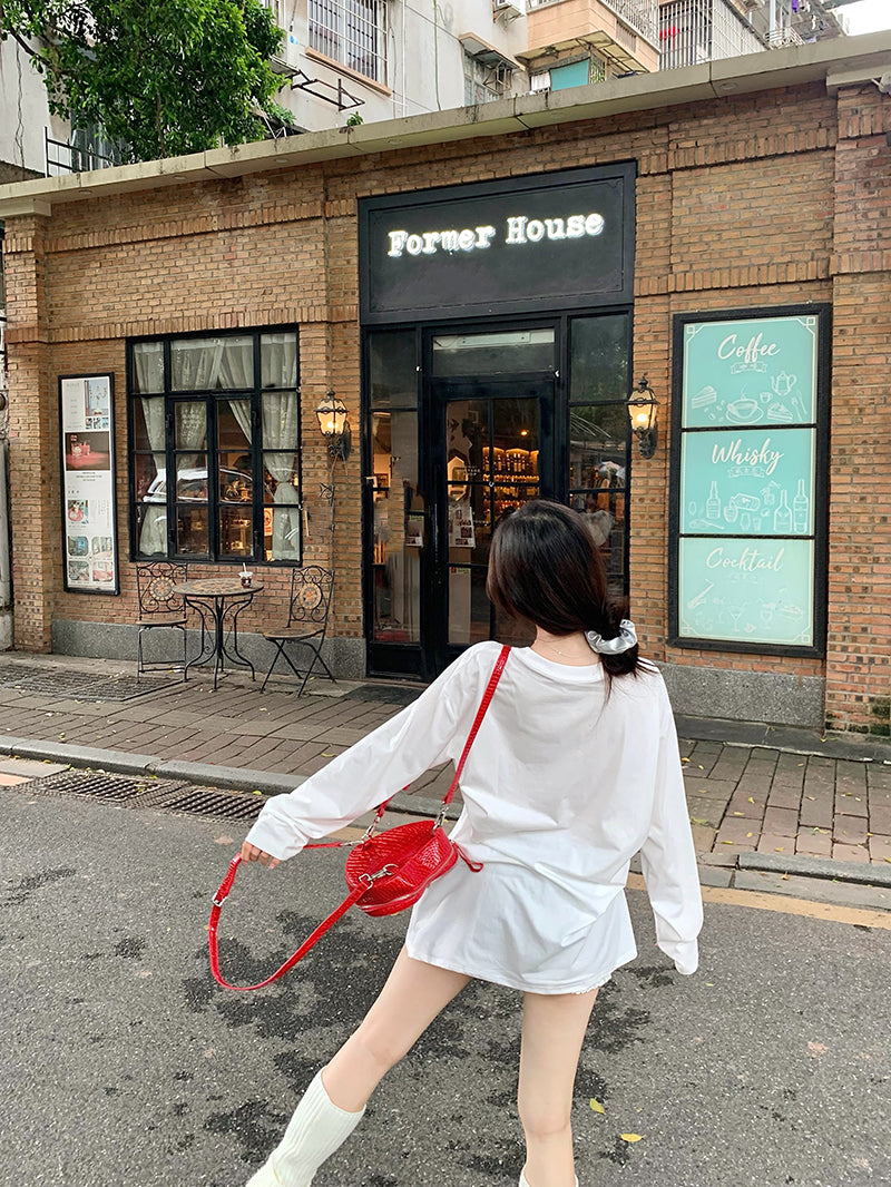 【tops】カートゥーン長袖TシャツG23634