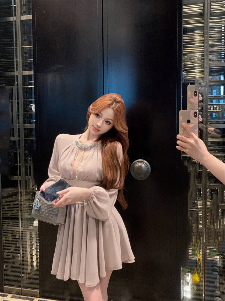 【dress】ダイヤモンドデートワンピースG23635