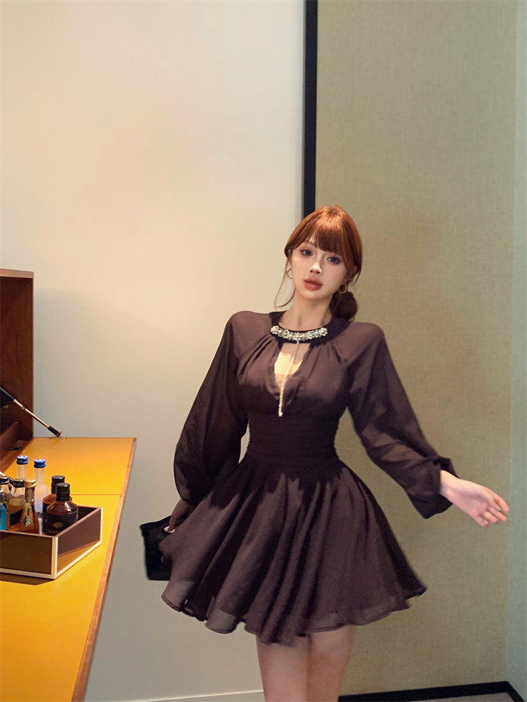 【dress】ダイヤモンドデートワンピースG23635