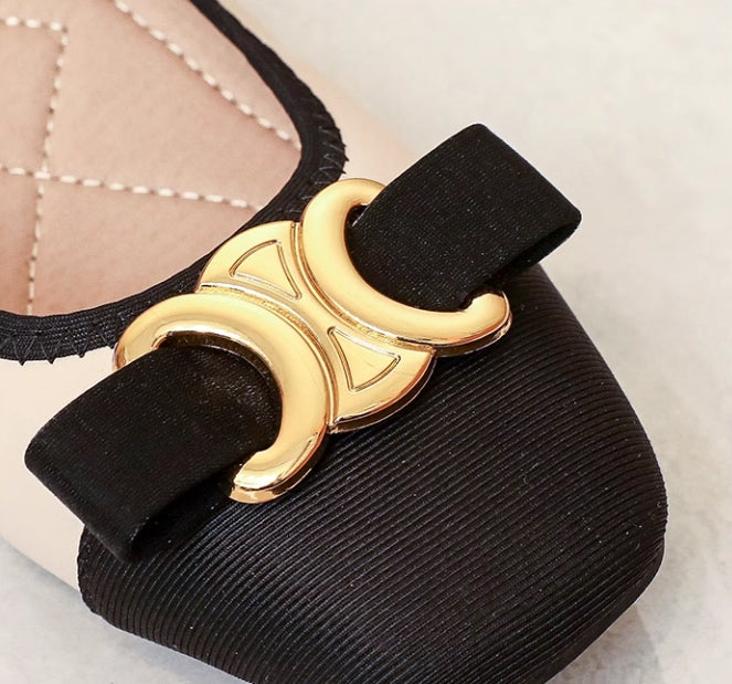 【shoes】履きやすいミドルヒールパンプスG23645