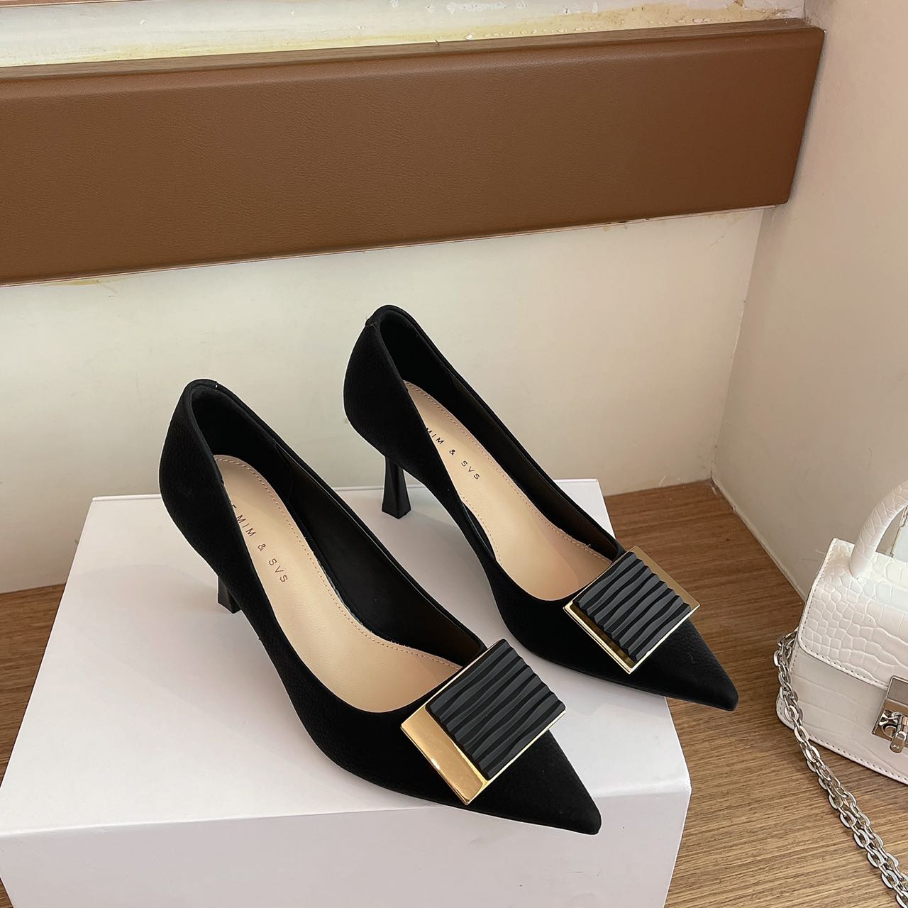 【shoes】ピンヒールパンプスG23650