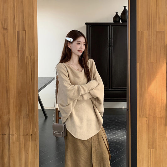 【tops】ゆったりニットセーターG23657